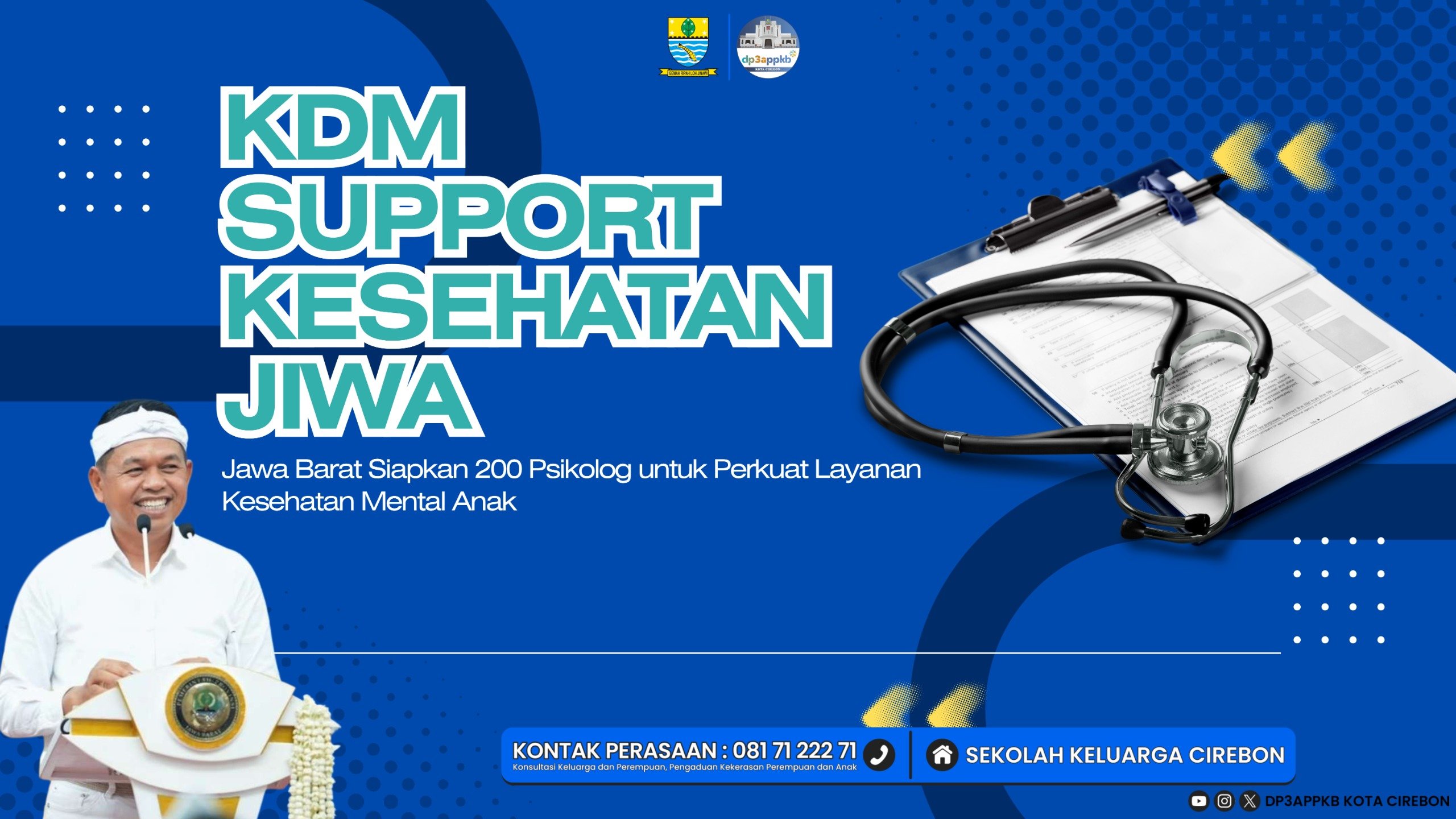 KDM Support Kesehatan Jiwa: Jawa Barat Siapkan 200 Psikolog untuk Perkuat Layanan Kesehatan Mental Anak