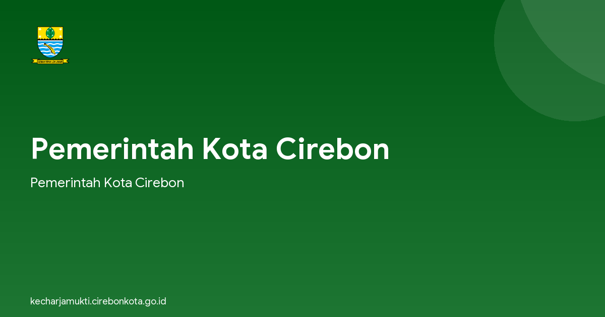 PELANTIKAN PENGURUS MASJID RAYA AT-TAQWA KOTA CIREBON DAN PENGURUS ISLAMIC CENTER KOTA CIREBON PERIODE 2011 – 2016