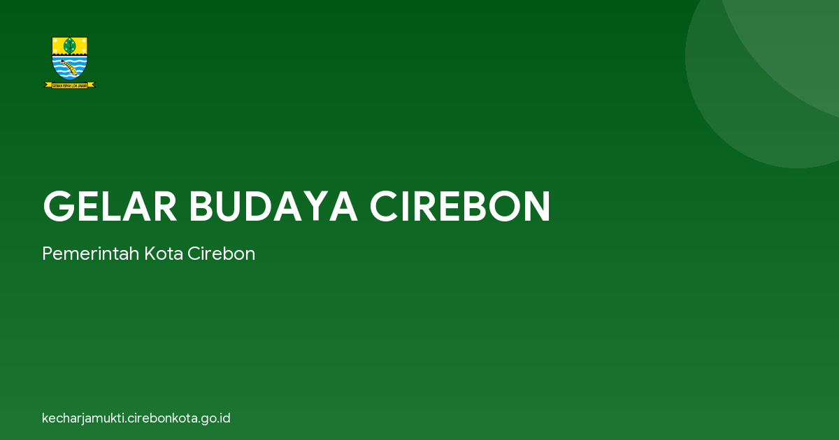 GELAR BUDAYA CIREBON