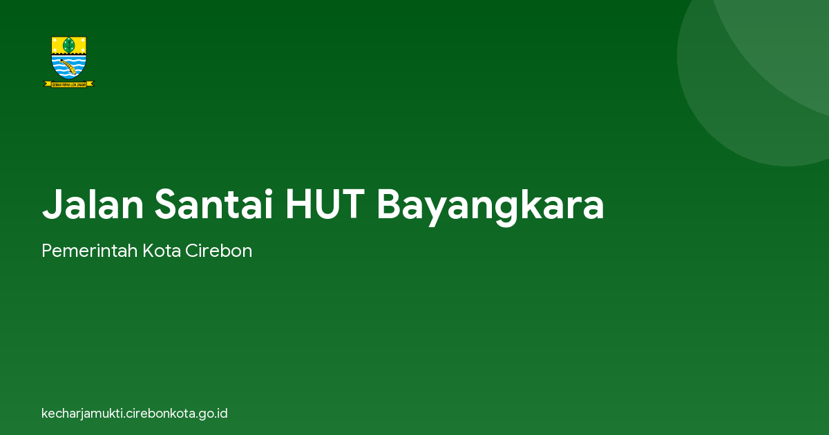 Jalan Santai HUT Bayangkara