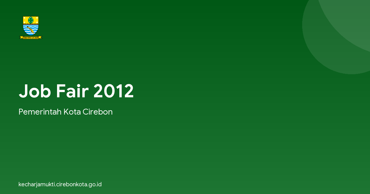 Job Fair 2012
