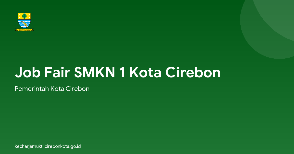 Job Fair SMKN 1 Kota Cirebon