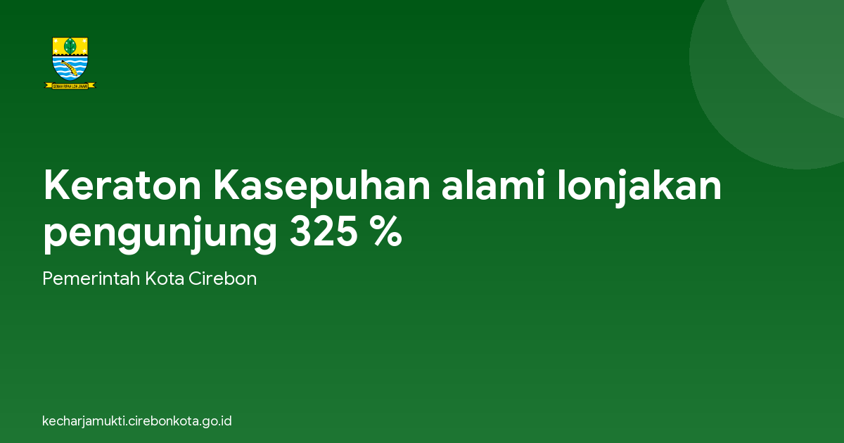 Keraton Kasepuhan alami lonjakan pengunjung 325 %