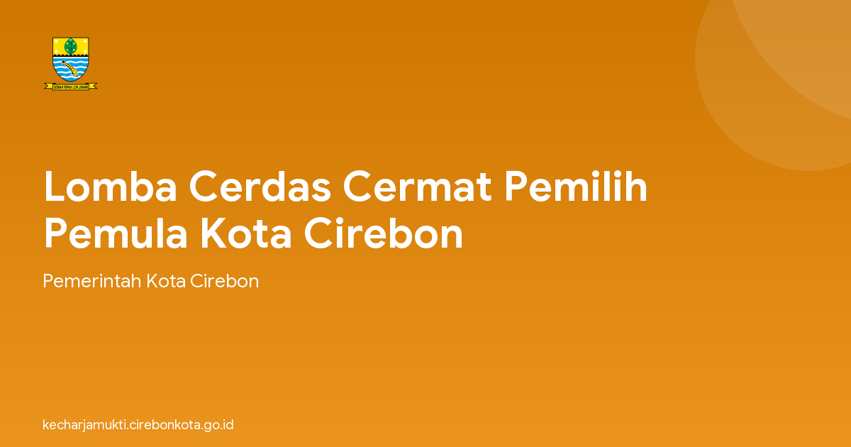 Lomba Cerdas Cermat Pemilih Pemula Kota Cirebon