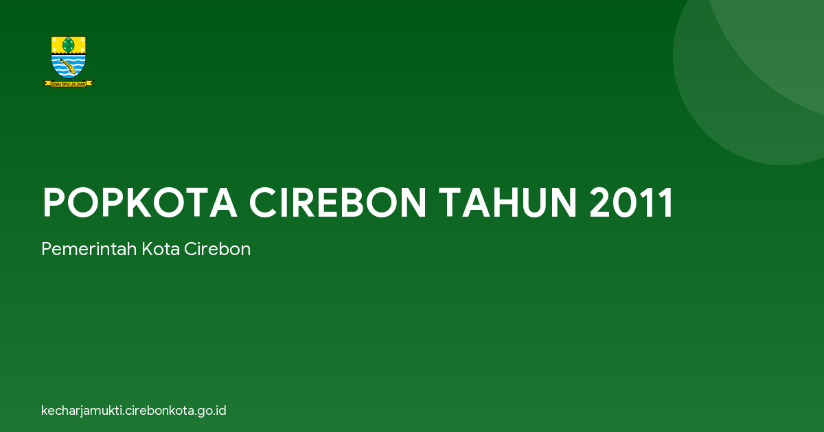 POPKOTA CIREBON TAHUN 2011
