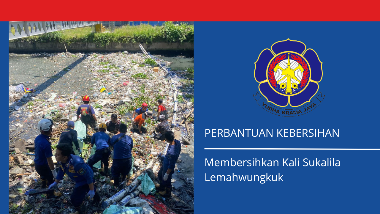 Perbantuan Kegiatan Membersihkan Kali Sukalila