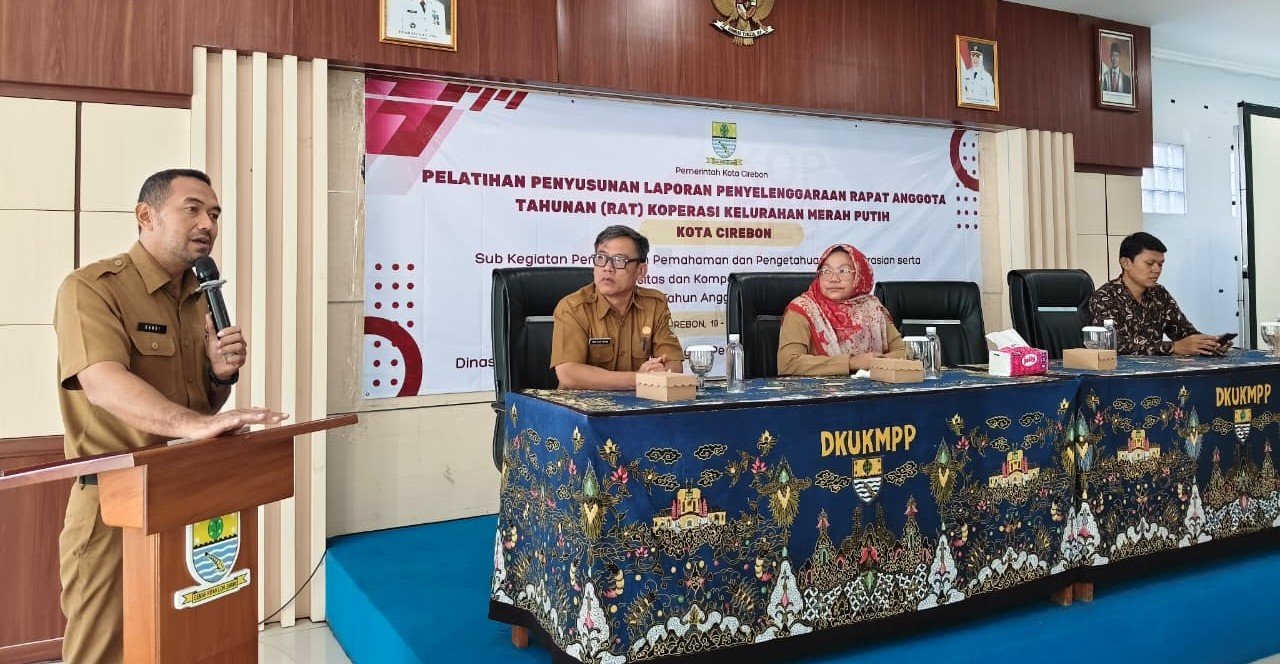 Pelatihan Penyusunan Laporan Penyelenggaraan Rapat Anggota Tahunan (RAT) Koperasi Kelurahan Merah Putih Kota Cirebon Tahun Anggaran 2026
