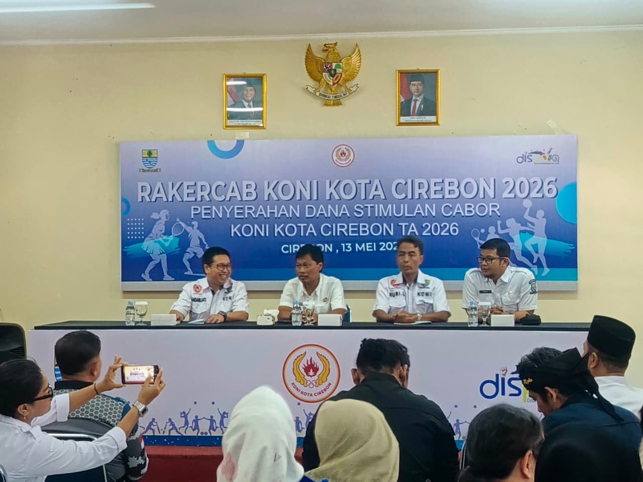 Kepala Dinas Pemuda dan Olahraga Kota Cirebon menghadiri Rapat Kerja Cabang KONI Kota Cirebon