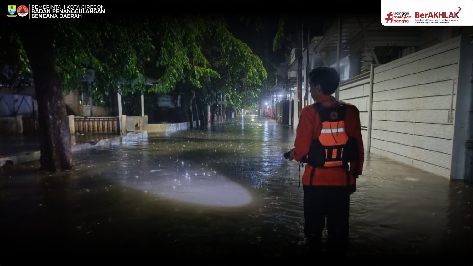 AKIBAT CUACA EKSTREM, POHON TUMBANG DAN BANJIR LANDA KOTA CIREBON