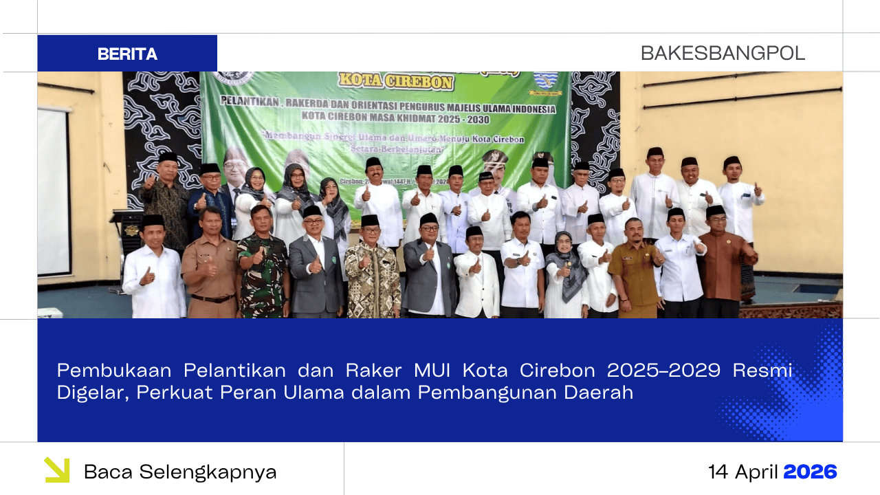 Pembukaan Pelantikan dan Raker MUI Kota Cirebon 2025 - 2029 Resmi Digelar, Perkuat Peran Ulama dalam Pembangunan Daerah