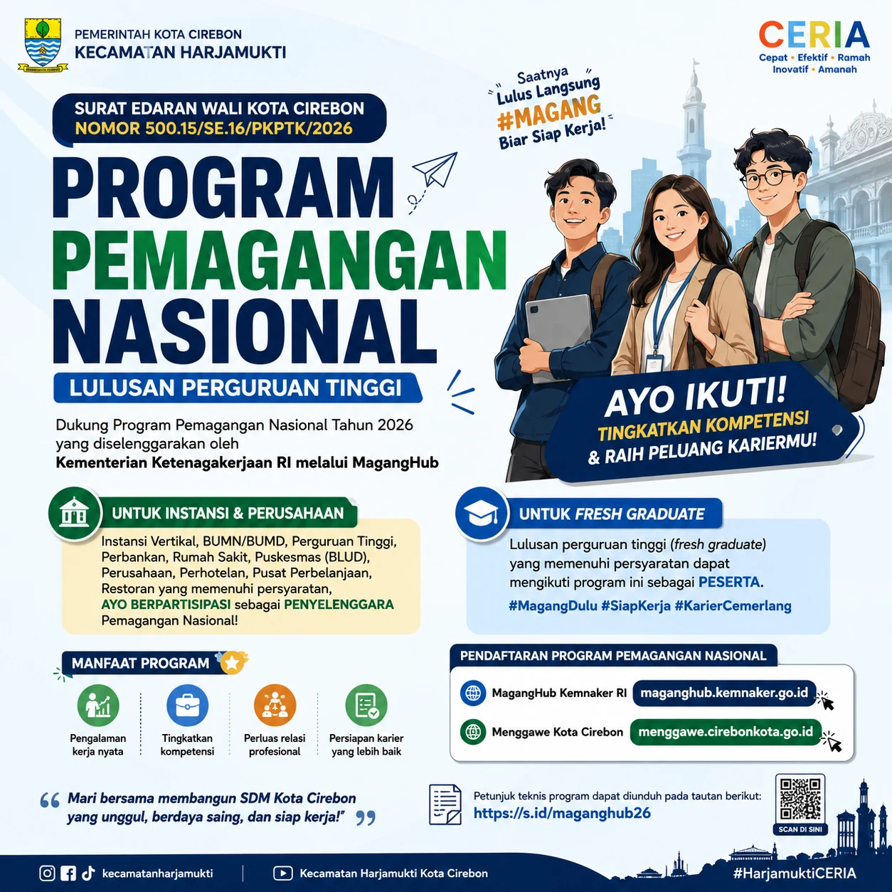 Program Pemagangan Nasional 2026 Buka Peluang bagi Fresh Graduate untuk Tingkatkan Kompetensi dan Pengalaman Kerja
