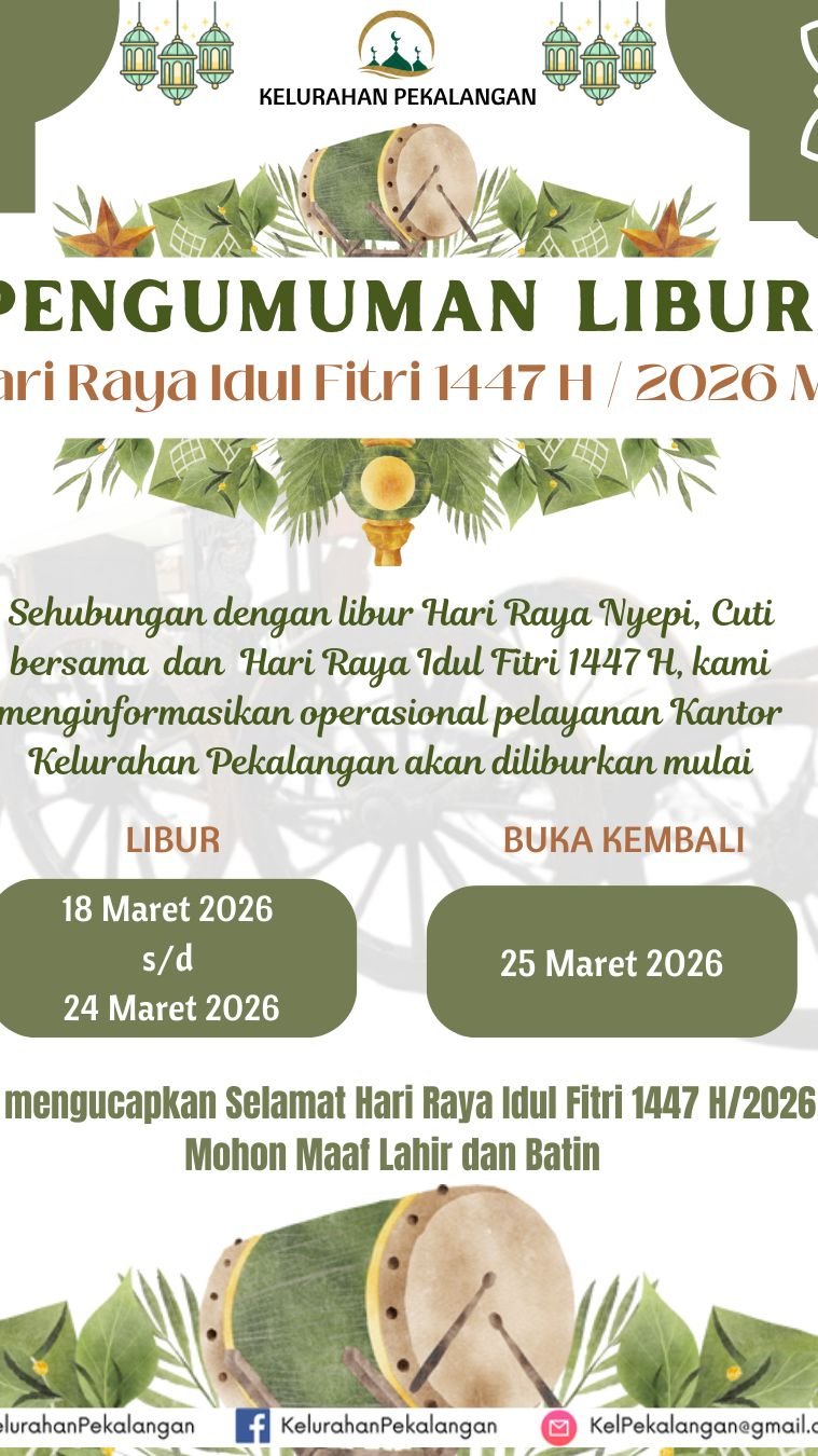 Informasi Libur Hari Raya Idul Fitri dan Jadwal Operasional