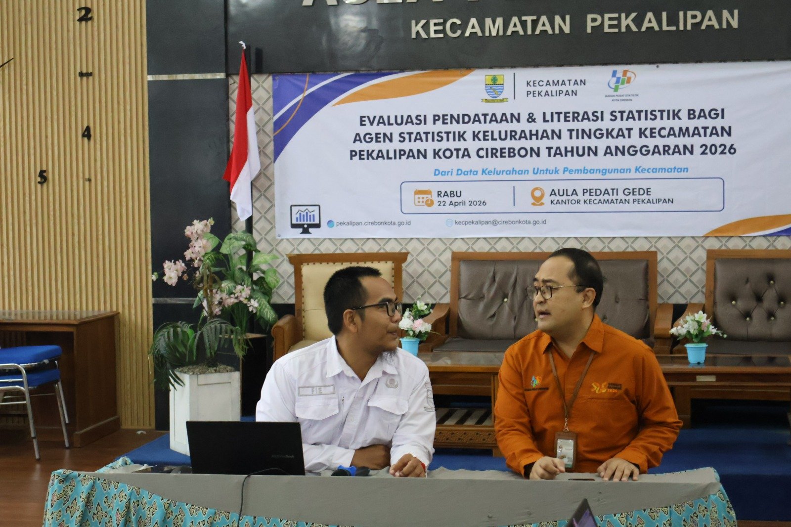 Evaluasi Pendataan dan Literasi Statistik Agen Statistik Kelurahan Tingkat Kecamatan Pekalipan Tahun 2026