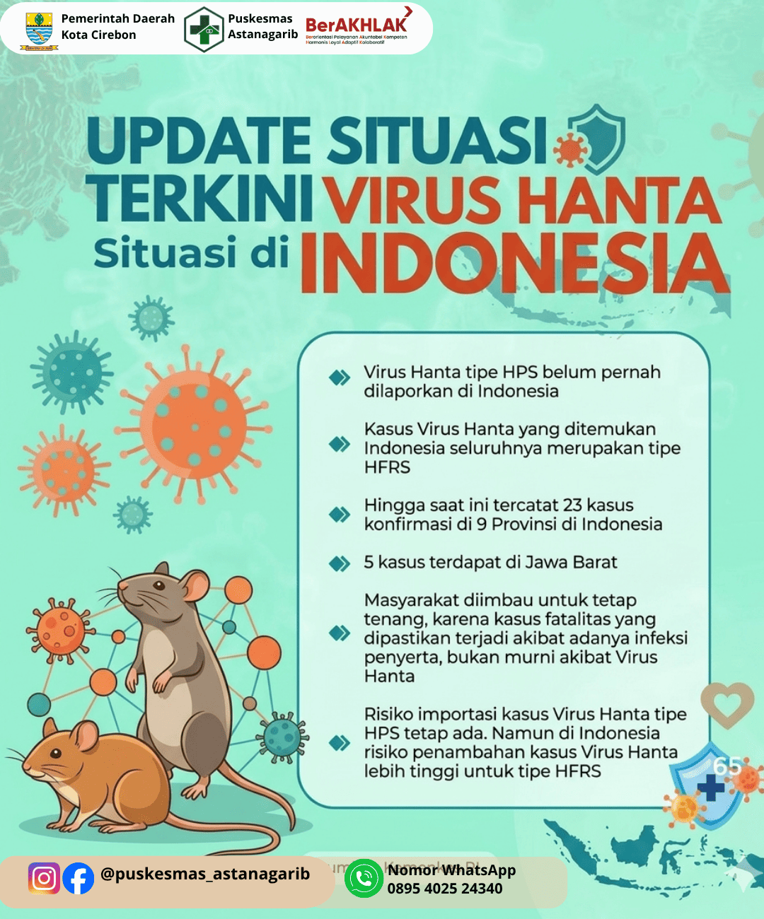 Update Situasi Terkini Virus Hanta di Indonesia