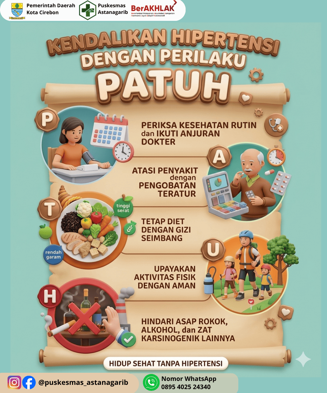Kendalikan Hipertensi dengan Perilaku PATUH
