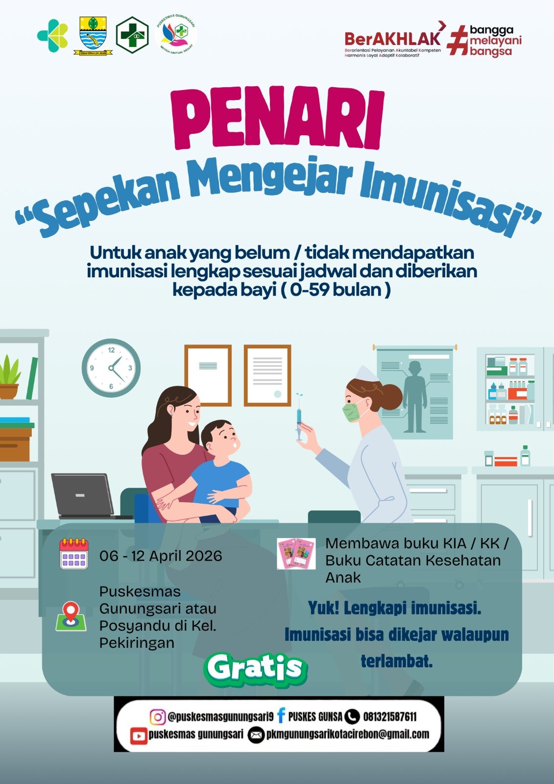 PENARI : Sepekan Mengejar Imunisasi