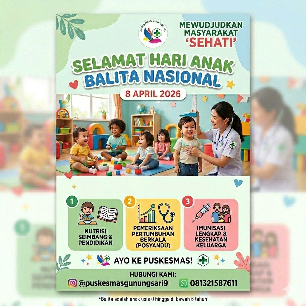 SELAMAT HARI ANAK BALITA NASIONAL