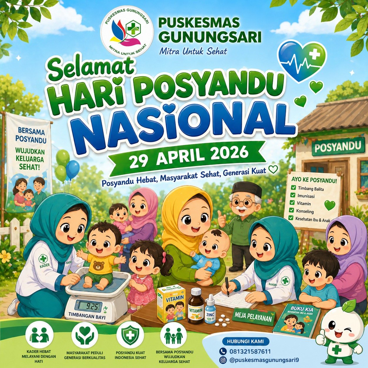SELAMAT HARI POSYANDU NASIONAL
