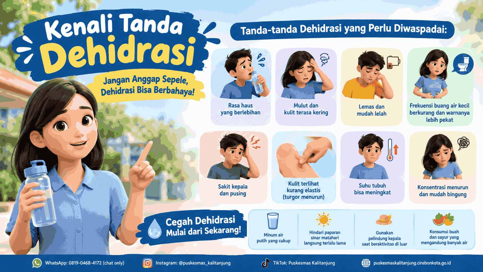 Kenali Tanda Dehidrasi