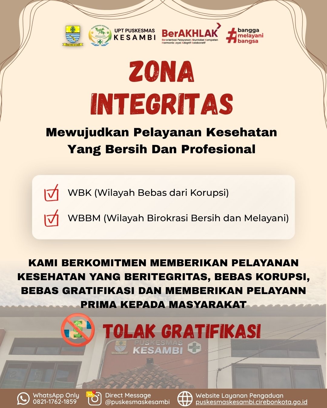 Puskesmas Kesambi Berkomitmen Wujudkan Zona Integritas: Bersih, Melayani, dan Tanpa Korupsi!