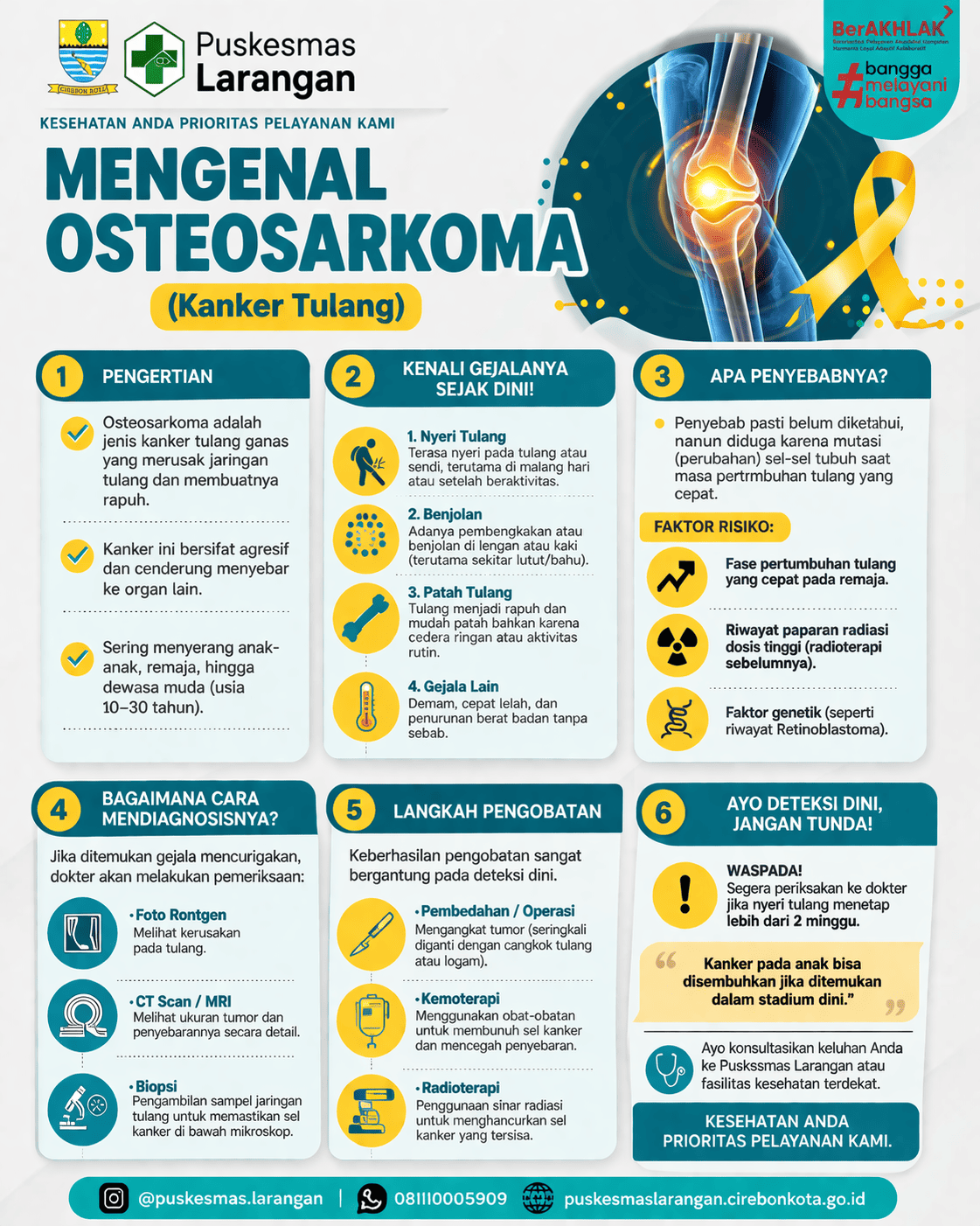 Mengenal Osteosarkoma (Kanker Tulang)