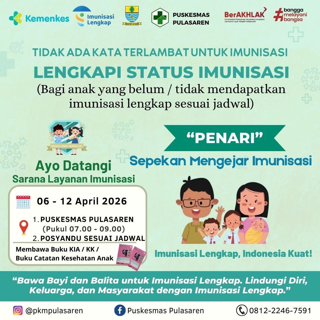PENARI (Pekan Mengejar Imunisasi)