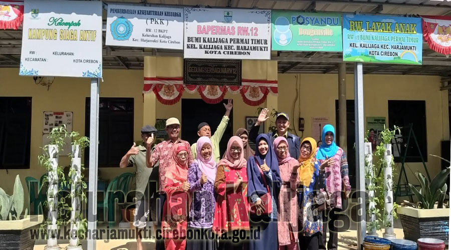Tim Monev Dari Kementrian Pendidikan Dan Unswagati Cirebon Kunjungi RW. 012 Bumi Kalijaga Permai Timur Kelurahan Kalijaga